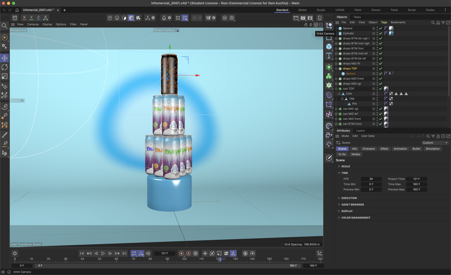 Sportsnet 3D process screenshot three